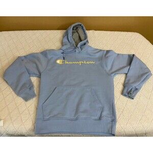 Champion Baby Blue Hoodie Women’s Size Small